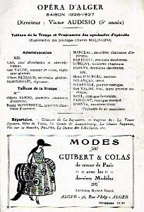 Alger - Opera - Saison 1926-27 (3)